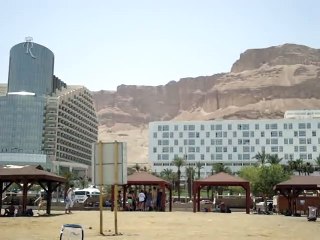 Look how easy it is to swim at the Dead Sea