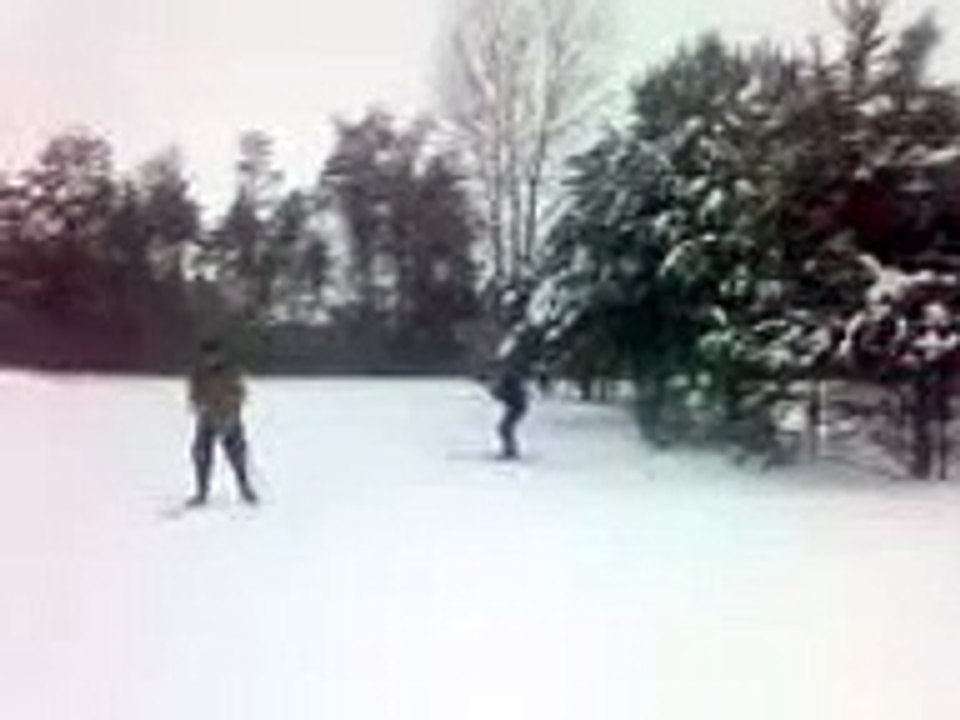 Упал на лыжах и потерял очки