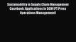 [PDF] Sustainability in Supply Chain Management Casebook: Applications in SCM (FT Press Operations