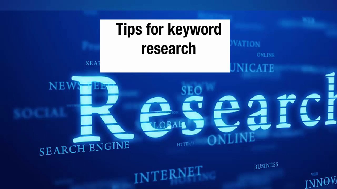 Tips for keyword research