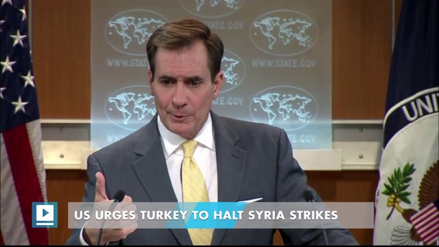 US urges Turkey to halt Syria strikes
