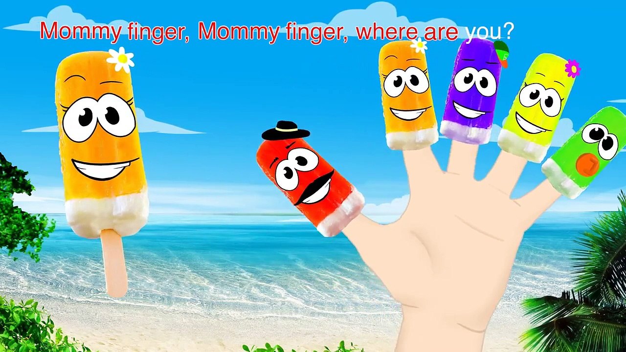 Ice Cream Vacation Finger Family / Nursery Rhymes