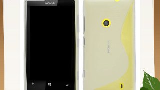 Samrick S Wave - Carcasa para Nokia Lumia 520 (hidrogel protector de pantalla y gamuza de microfibra)