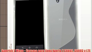 Samrick S Wave - Carcasa para Sony Xperia Z C6602 C6603 y LTE (hidrogel protector de pantalla