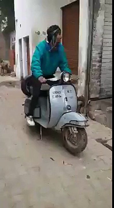 a bike scene