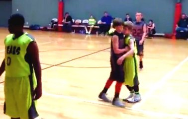 Basketball Kid Pulls Off The Perfect Flop