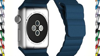 Apple Watch Banda JETech® 38mm Lazo de Cuero Genuino mit Correa de Bloqueo del Imán Reemplazo