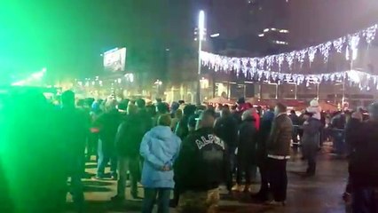 Kaliber 44 (Abradab, Joka) - mini koncert, fragment. Katowice - 13.02.2016 - Ułamek Tarcia. (1024p FULL HD)
