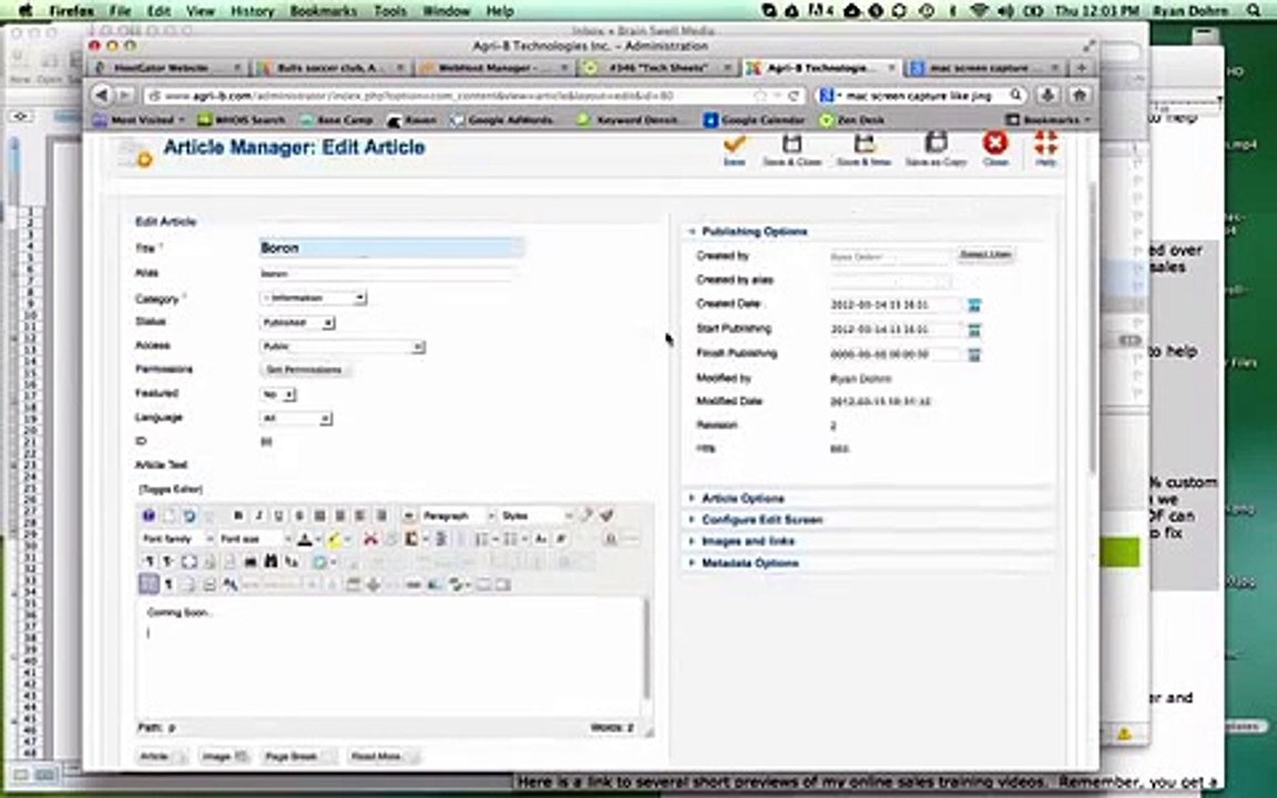 How to add a table in Joomla 2.5