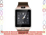EasySMX Reloj Inteligente de Bluetooth 3.0 Smartwatch de 1.56 Pulgadas Soporta Tarjeta de SIM