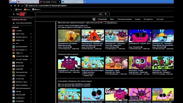 ТОП 10 САМЫХ ПОПУЛЯРНЫХ КАНАЛОВ НА YOUTUBE з лучших мультфильмов 2015 года