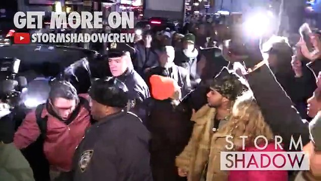 Joey Badass Rapper fights Cameraman leaving Kanye West Fashion Show