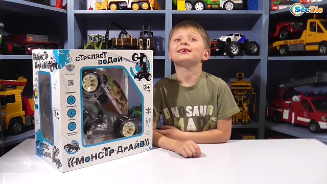 ✔Монстр Трак. Игорек распаковывает новую Машинку. Видео для детей - Monster Truck ✔