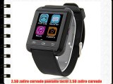 WANGSAURA® U8 Bluetooth elegante reloj de pulsera teléfono con pantalla táctil de la cámara