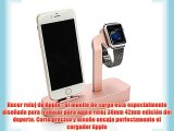 NIUTOP Apple Watch Stand 2 en 1 Premium aluminio carga muelle estación Stand soporte para iWatch