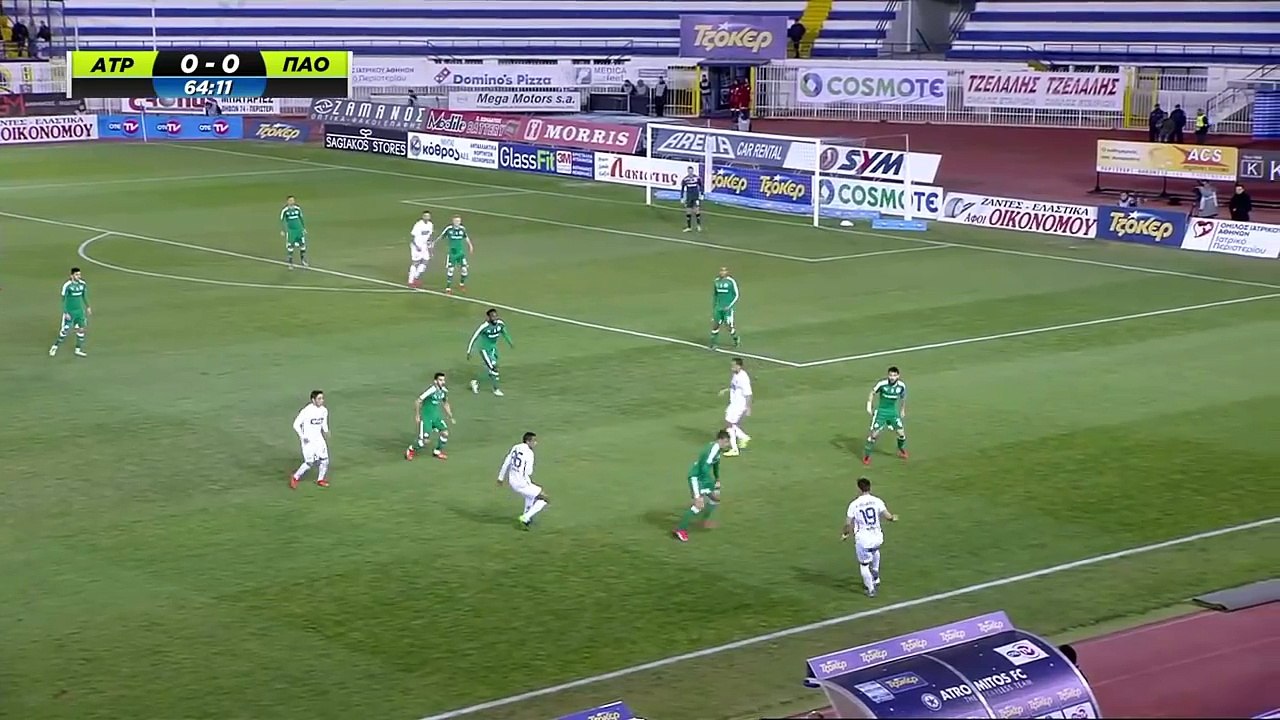 Atromitos vs. Panathinaikos  1 - 0 Goal M. Stojčev ( Greek Cup - 10 February 20