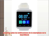 Ksix BXSW02 - Smartwatch (1.44TFT  Bluetooth alarma anti-perdida) color blanco