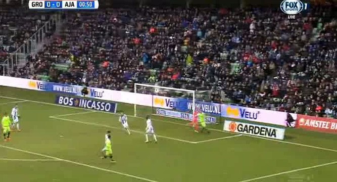 Ajax 1st Chance to Score - Groningen vs Ajax - Dutch Eredivisie - 14.02.2016