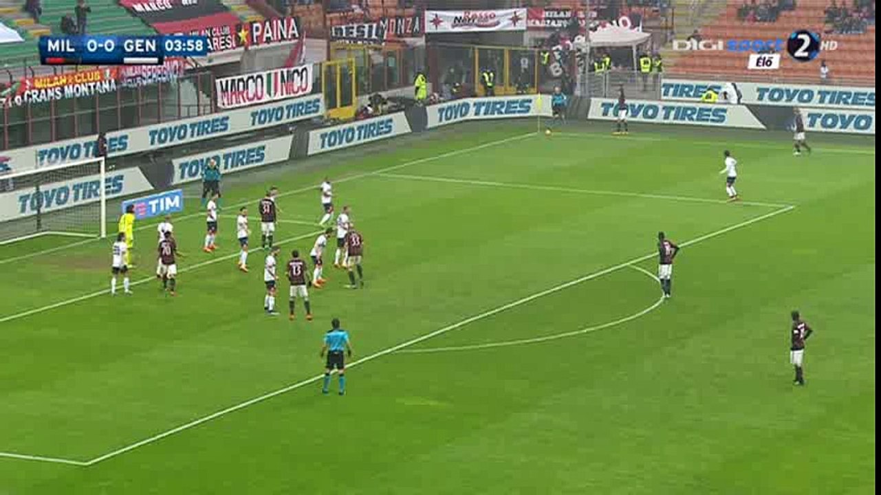 Carlos Bacca Goal HD - AC Milan 1-0 Genoa - 14-02-2016
