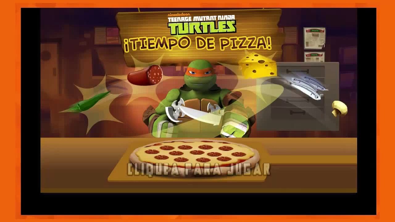 Nickelodeon TMNT - Pizza Time (Tiempo de Pizza) Game