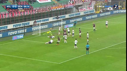 Carlos Bacca Goal HD _ AC Milan 1-0 Genoa - 14-02-2016