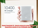 Xiaomi PowerBank 10 - Batería externa de carga rápida para dispositivos móviles (Li-ion 10400mAh)
