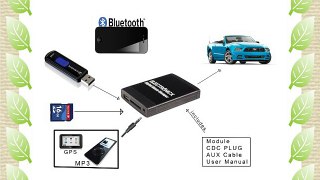 USB SD AUX MP3 CD Adaptador Cambiador para Toyota