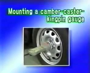 Урок по установке развала схождения колёс автомобиля TOYOTA.