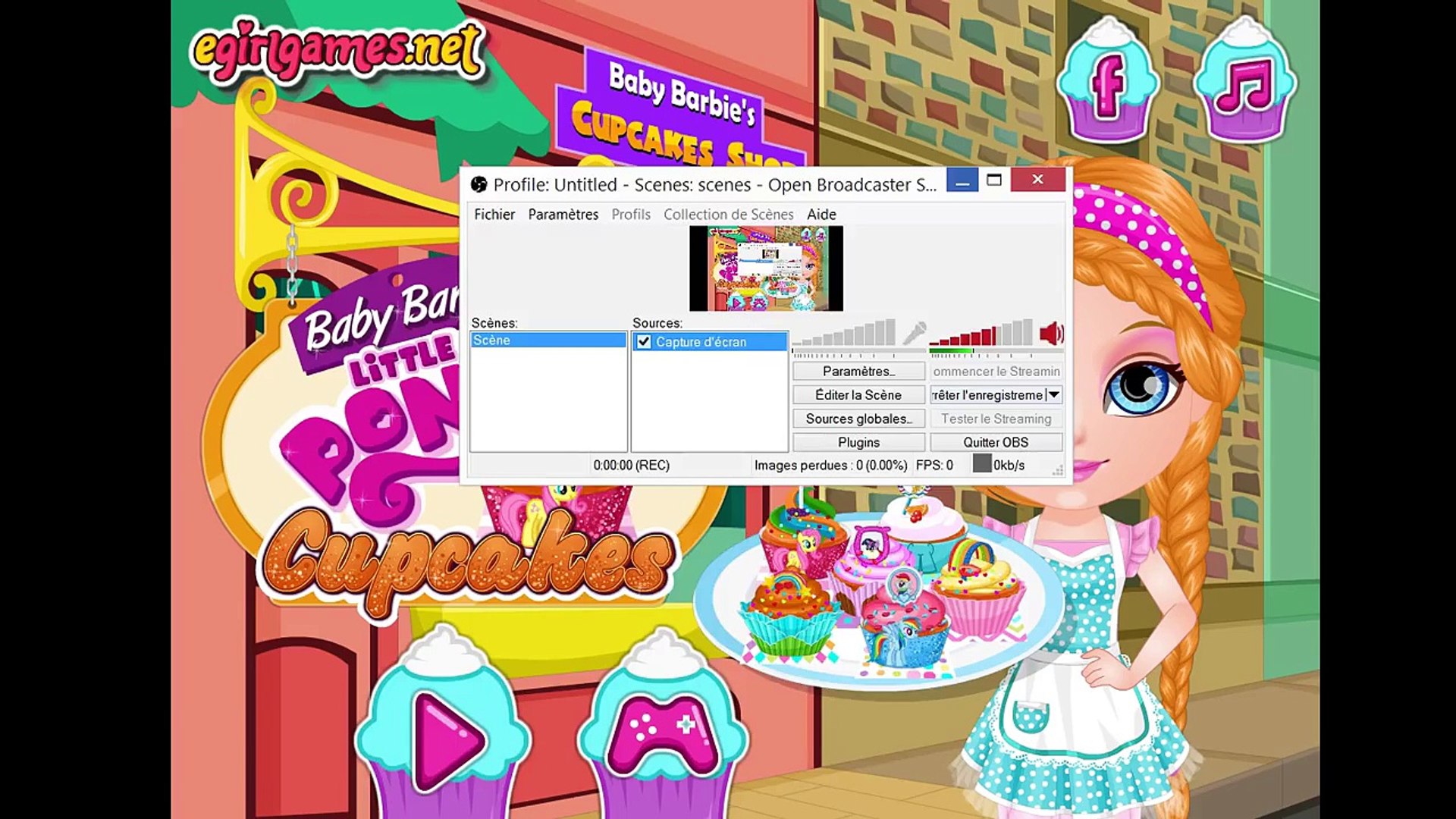 barbie cupcakes games
