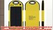 Levin Cargador Panel Solar portátil de batería externa portable Resistente al agua y al polvo