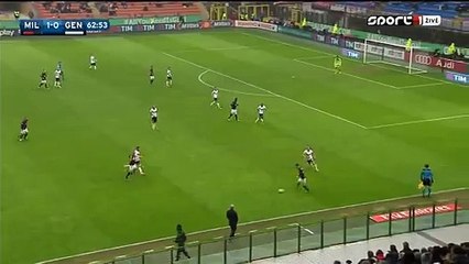 2-0 Keisuke Honda - AC Milan 1-0 Genoa Serie A 14.02.2016 HD