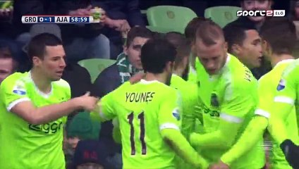 Anwar El-Ghazi Goal HD - Groningen 0-1 Ajax - 14-02-2016