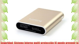 Lumsing® Nueva serie Grand A1 Plus 13400mAh Batería externa portátil 2 puertos iSmart Cargador