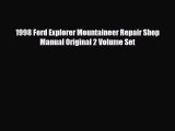 [PDF Download] 1998 Ford Explorer Mountaineer Repair Shop Manual Original 2 Volume Set [PDF]