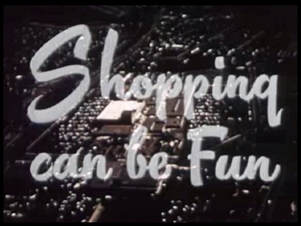 1957 SHOPPING CAN BE FUN - HILLSDALE SHOPPING CENTER SAN MATEO, CALIFORNIA