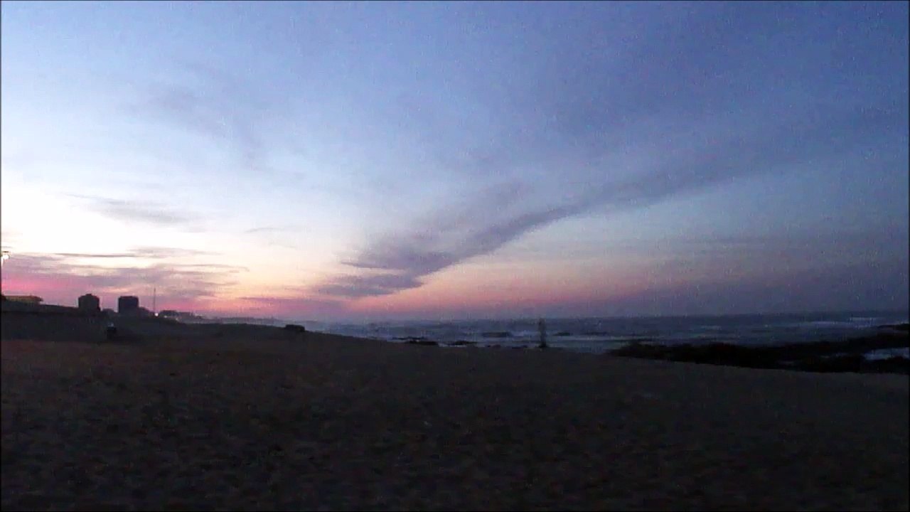 plage de vila do conde au Portugal 1er partie hiver 2015