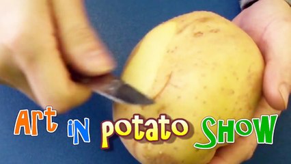 Art In Potato Show - Potato Flower Garnish