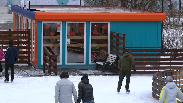 День всех влюбленных в Парке Горького