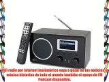 Ocean Digital WiFi Internet Radio WR282 de red inalámbrica WLAN de madera Alarma Escritorio