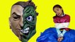 TWOFACE VS SPIDERGIRL VS FROZEN ANNA Kidnapped Fun Superhero Kids Movie in Real Life (720p)