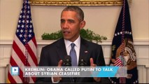 Kremlin: Obama called Putin to talk about Syrian ceasefire