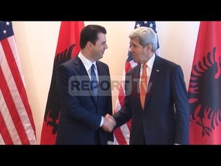 Report TV - Basha takon Kerryn: Partnerët të angazhohen për zgjedhje të lira