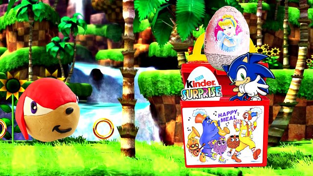 HAPPY MEAL McDonald Toys Play Doh Kinder Surprise Eggs Sonic Disney Princess Spongebob Hello Kitty