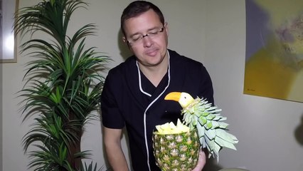How you make Butterfly with Pineapple By J. Pereira Art Carving Fruit and Vegetables