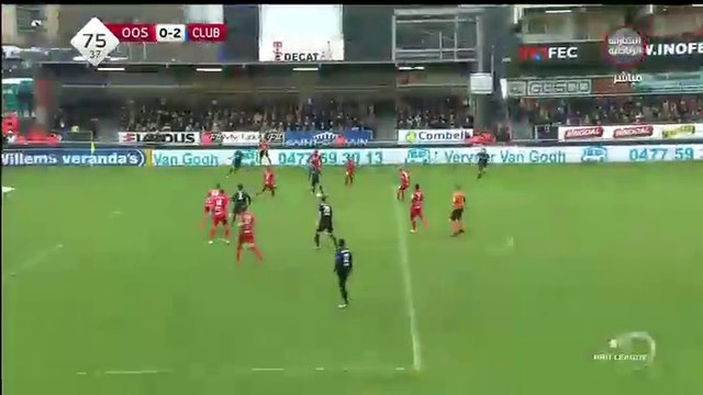 0-2 Hans Vanaken Goal - Belgium Jupiler Pro League - 14.02.2016, KV Oostende 0-2 Club Brugge