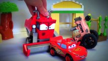 Cars Tractor Tipping Mega Bloks Lego Toy Set Frank, Tractor, Lightning McQueen Disney Pixar