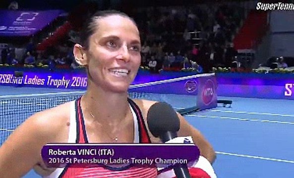 Vinci intervista dopo la vittoria a San Pietroburgo - Da Supertennis