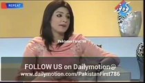 Female Anchor of Pakistani TV Channel wears Shameful Dress in a Live Program