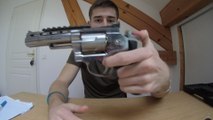 Review airsoft revolver Dan Wesson silver ASG 1.8J CO2 Full métal