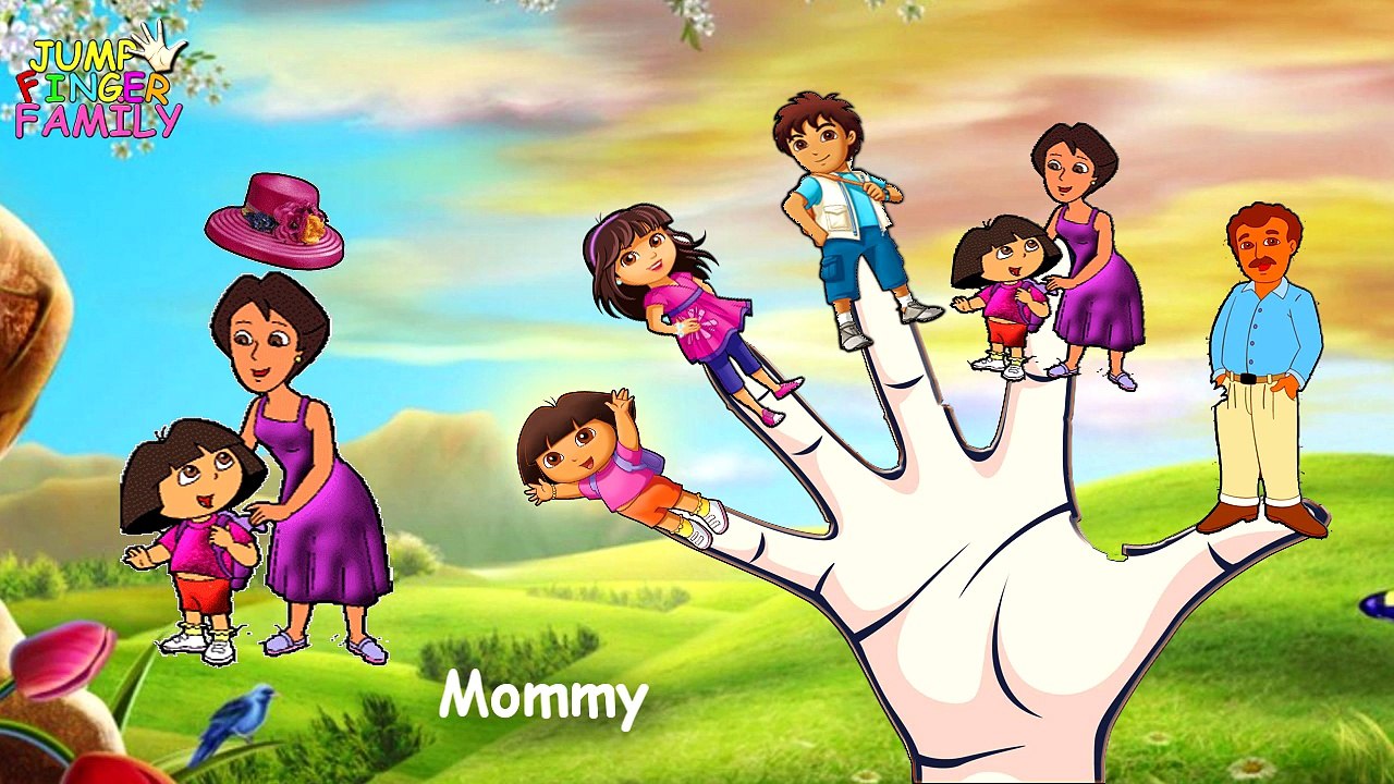 Dora The Explorer Finger Family Nursery Rhymes